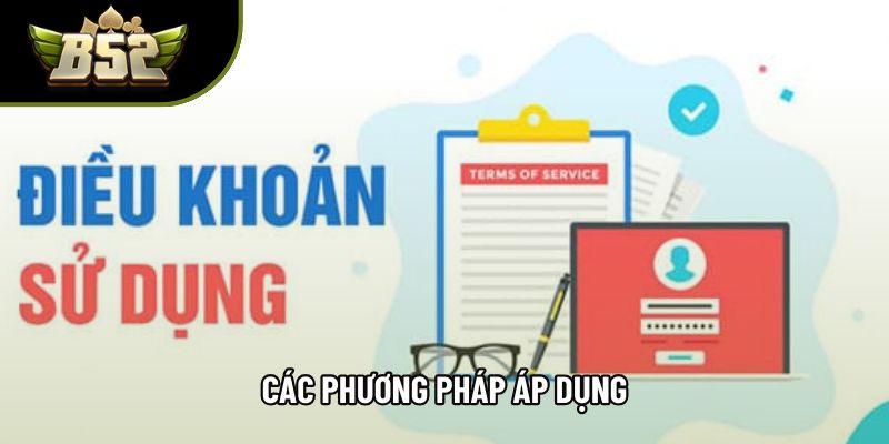 Các phương pháp áp dụng